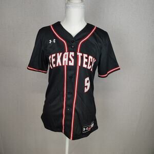 Under Armour Texas Tech Red Raiders #9 Softball Jersey Women Small
